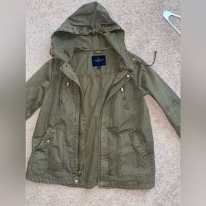 American Eagle Outfitters Army Green Jacket